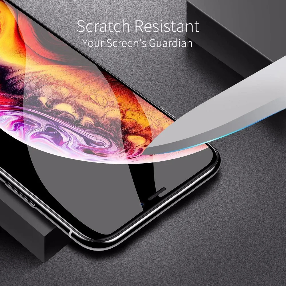 10 шт./лот, закаленное стекло для iPhone XS Max XR X 8 7 6S plus, защитная пленка, стекло, полное покрытие, 10d, розничная посылка+ набор для очистки