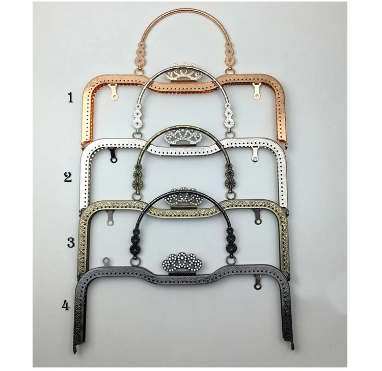 Металлическая застежка для сумочки сделай сам круглая Золотая сумка аксессуары