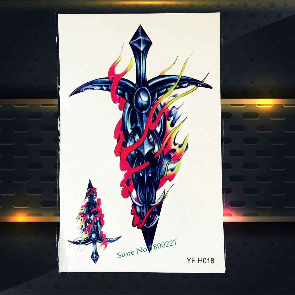 1 шт. Водонепроницаемый рука нога наклейка поддельные татуировки рукава своих