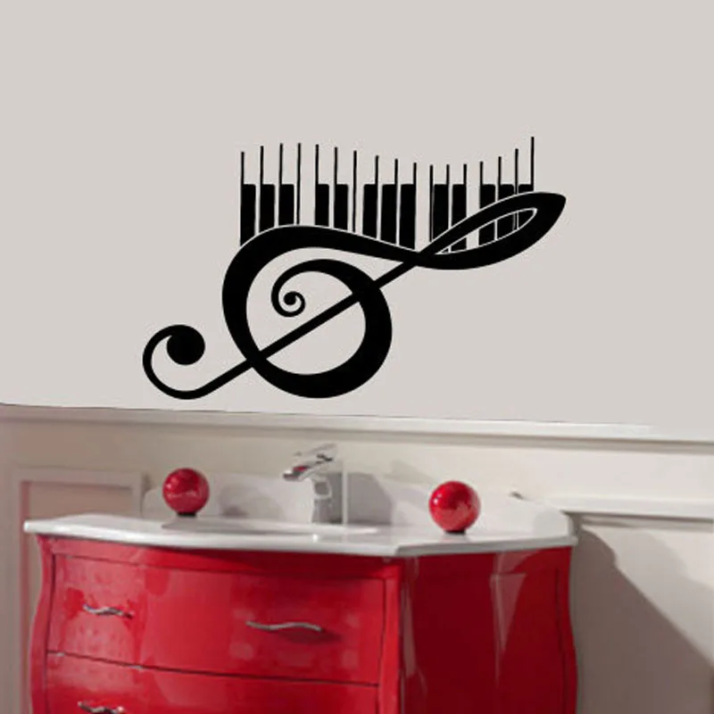 

Виниловая настенная наклейка ZOOYOO в виде скрипичного ключа
