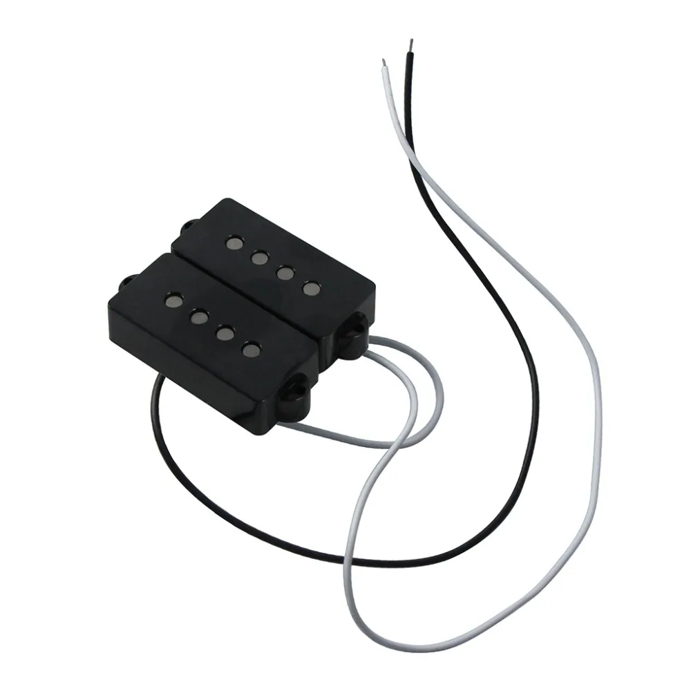 FLEOR открытый Alnico 5 PB P Бас Пикап хамбакер 4 струны V черный для бас запасные