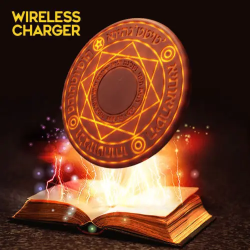 Волшебное Беспроводное зарядное устройство 10 Вт волшебный круг быстрое коврик