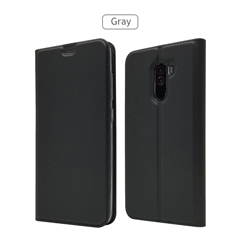 Чехол Xiao mi Pocophone F1, кожаный чехол-книжка для Xiaomi mi F1, чехол Xio mi, кожаный чехол-кошелек для Xiao mi Poco F1, чехол для телефона s