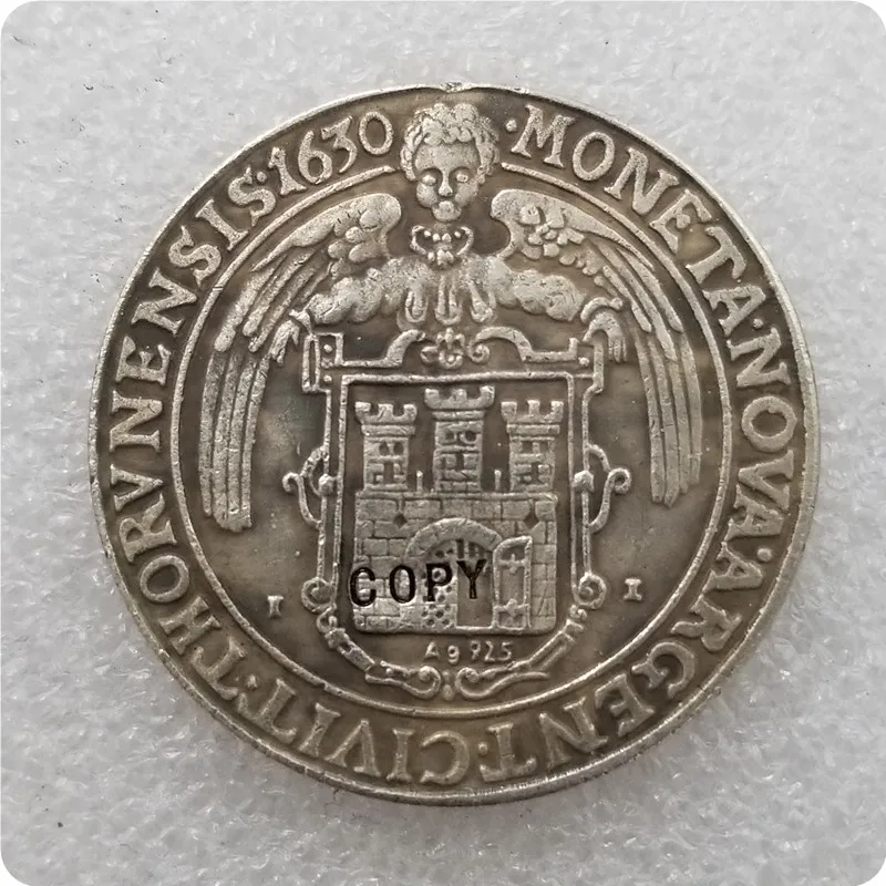 Польша: талар-сигис III (Zygmunt III) 1630 Юбилейные Монеты TorunCOPY копия монет магнитная