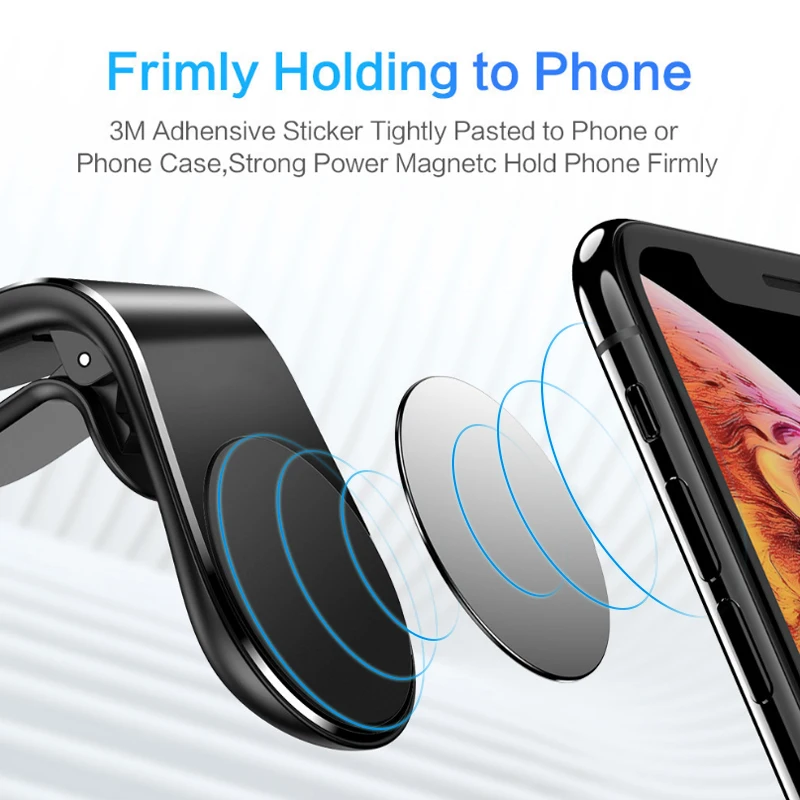 ! Магнитный автомобильный держатель для телефона ACCEZZ iPhone X XS Samsung Huawei подставка с
