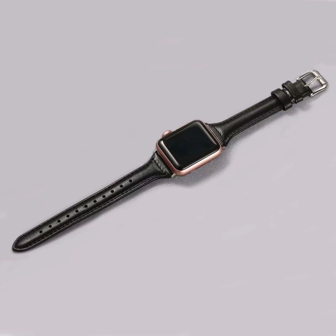 Кожаный ремешок для Apple Watch для iwatch 38 мм 42 мм ремешок 40 мм 44 мм петля серии 5 4 3 2 1