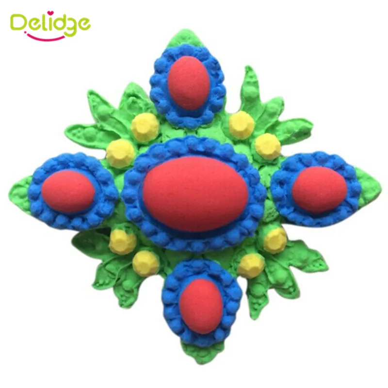 Delidge 1 шт. силиконовая форма для торта в форме цветка с жемчугом 3D красивые