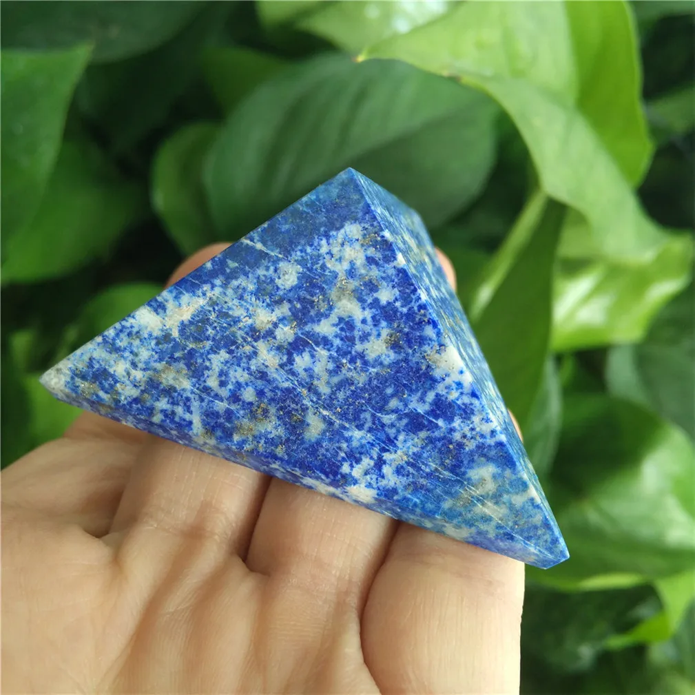 Каменные камни в виде пирамиды Lapislazuli Tetrahedron кристаллы натуральный камень для