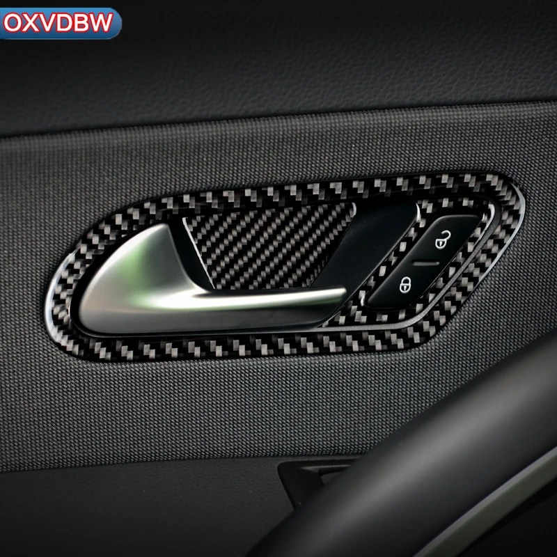 Аксессуары для volkswagen scirocco R внутренние наклейки из углеродного волокна ручка