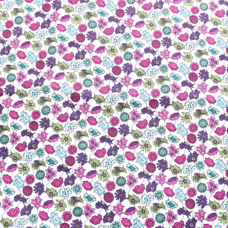 Гавайская хлопковая рубашка с принтом в виде маленькой розы Мужская модная