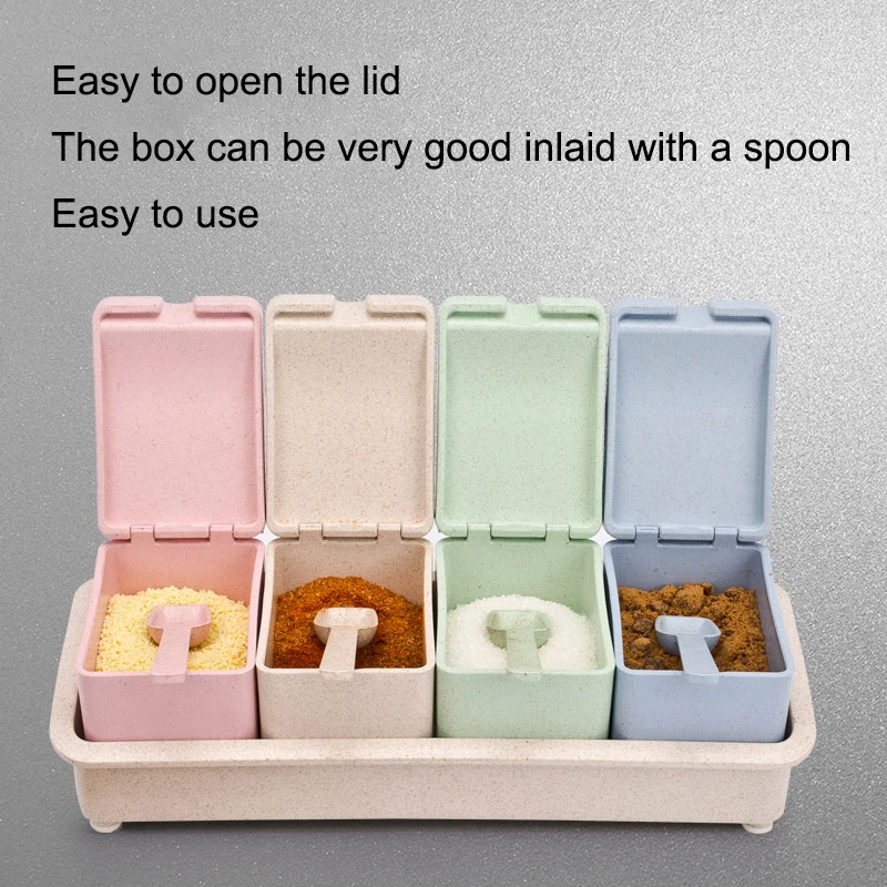 4 шт./компл. зернистая пластиковая зернистость бутылка