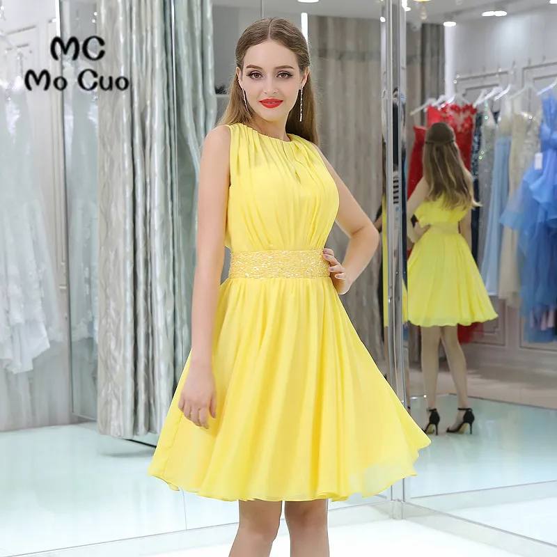 2017 новые платья на выпускной вечер встречи выпускника короткое шифоновое