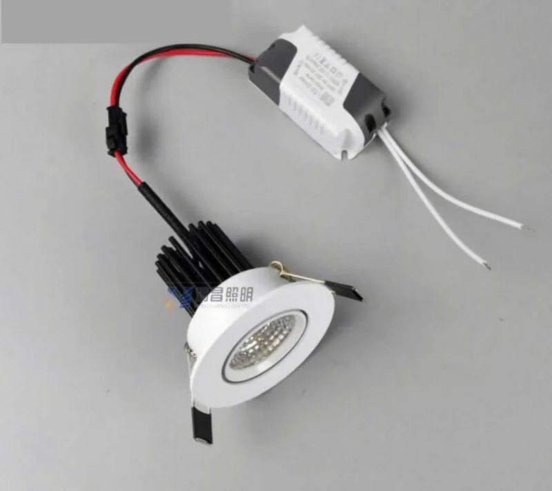 3 Вт 5 светодиодные затемненные потолочные светильники встраиваемые