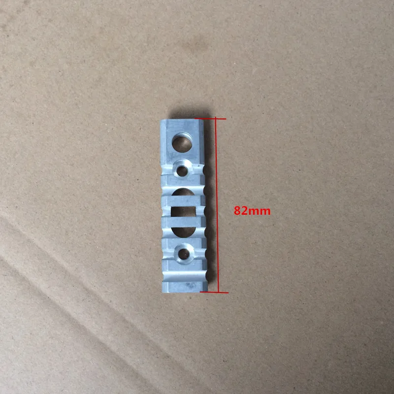 Коричневый Keymod Picatinny Weaver Rail раздел 20 мм rail Keymod Handguard серебряный цвет - Цвет: Коричневый
