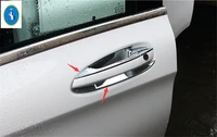 yimaautotrims accessories exterior outside car door pull doorknob handle bowl cover trim for mercedes benz gla 200 220 x156 2018