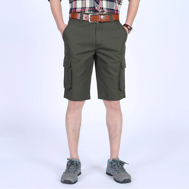 Мужские повседневные шорты с карманами Комбинезоны бесплатная доставка Весна