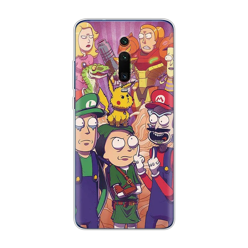 Чехол для телефона Rick And marty с забавным рисунком Co mi c для Xiaomi mi 9T Pro 9 SE Note 10 из мягкого ТПУ для Red mi K30 Note 8 7 8T K20 Pro