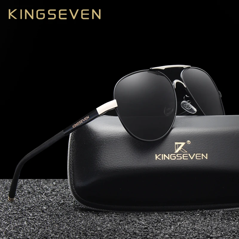 KINGSEVEN Мужские поляризационные солнцезащитные очки мужские водительские