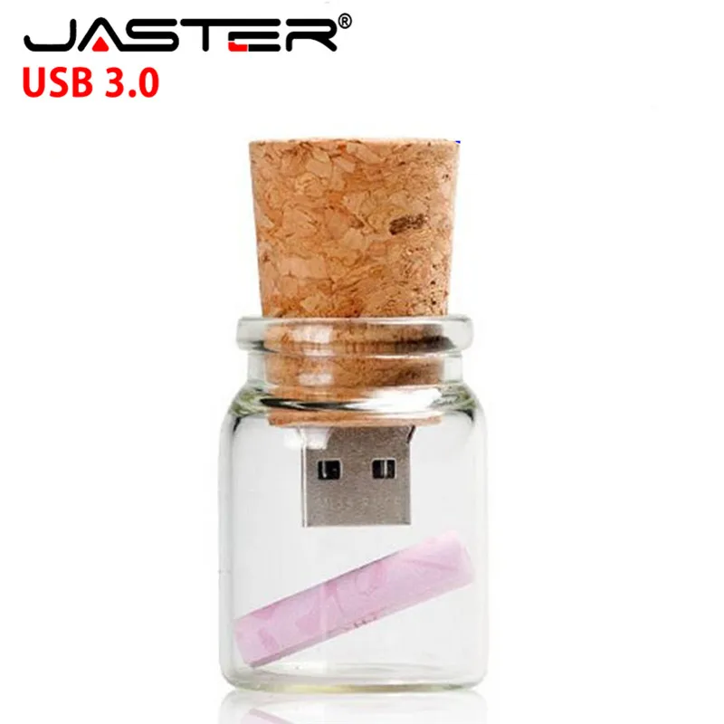 JASTER USB 3 0 хит продаж Drift bottles реальная емкость внешнего хранения 4 ГБ/16 ГБ/32 ГБ/64 ГБ
