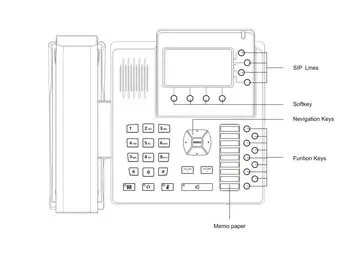 AT840P SIP HD Voice Quality with BLF PoE multi line VoIP Phone for Call center Business IP phone supports asterisk PBX system|phone modem|phone