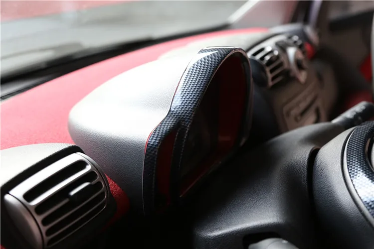 TTCR-II для Mercedes-Benz smart fortwo 2009-2014 Автомобильный руль Стайлинг Аксессуары ABS 3D Наклейка