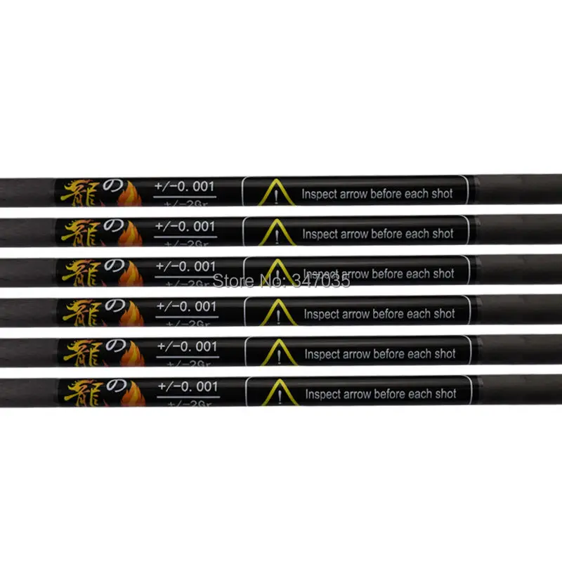 Болты из углеродного арбалета Easton Vane 20 дюймов прямые стрелы +/ 0 001 дюйма для лука
