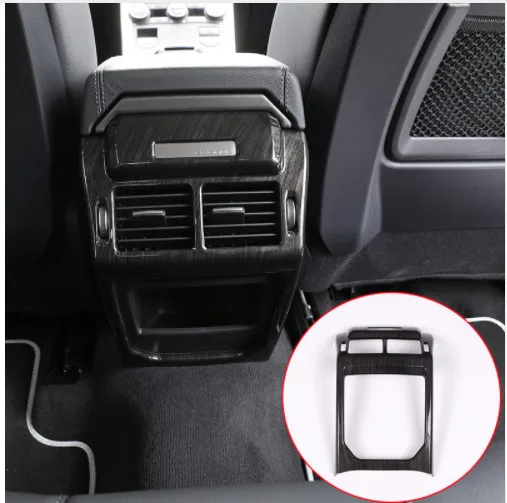 

Car Luxury Interior Moldings Black Dark Ash Wood Gain Full Kit For Land Rover Range Rover Evoque 2012-2017 Car-Styling Accessory