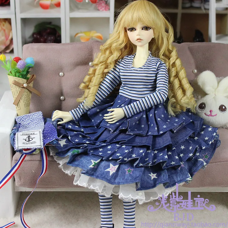1/4 1/3 на шарнирах, в масштабе платье+ шляпа+ шарф для SD одежды BJD Аксессуары куклы, не включены кукла, обувь, парик и другие аксессуары 18D1596