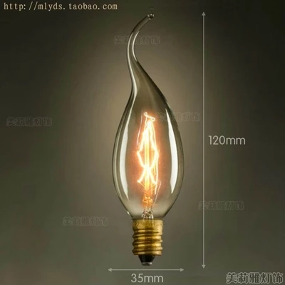 Лампа Эдисона E14 в винтажном стиле 2 шт. 40 Вт 220 В|e14 vintage|ampoules decorativesbombilla edison |