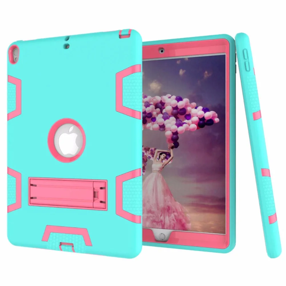Для Coque iPad Pro 10,5 чехол амортизирующий защитный чехол Гибридный PC прочный силиконовый чехол для iPad Air 3 Pro10.5 Tablet
