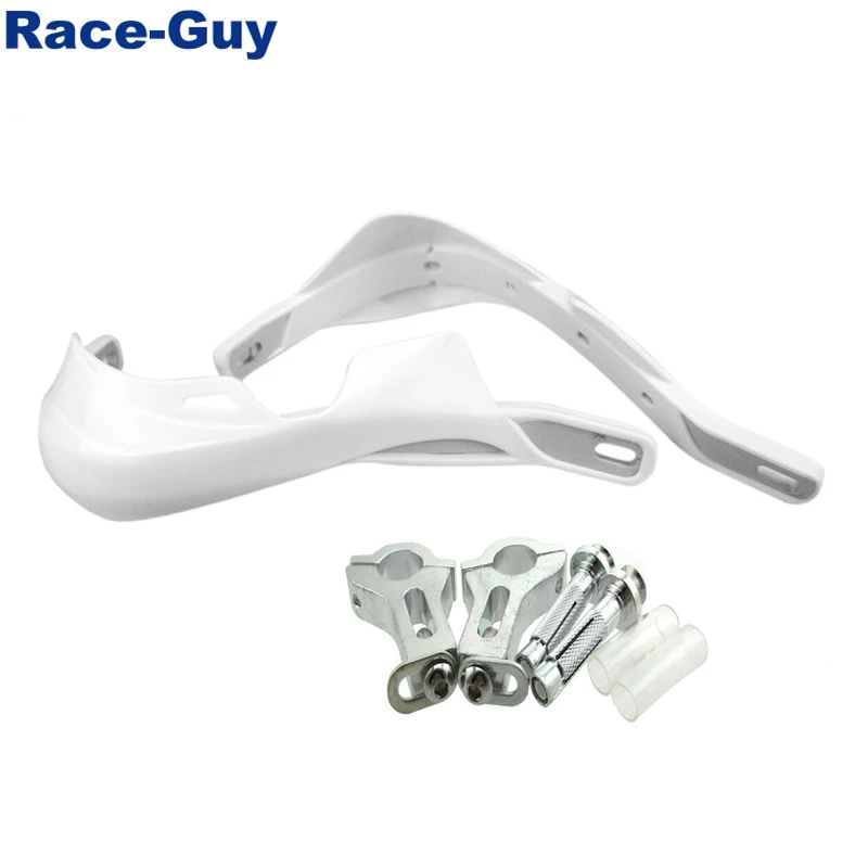 Белый 7/8 &quot22 мм ручной протектор для Pit Dirt Bike Enduro ATV Quad 4 Wheeler Мотоцикл YCF SSR SDG IMR Kayo