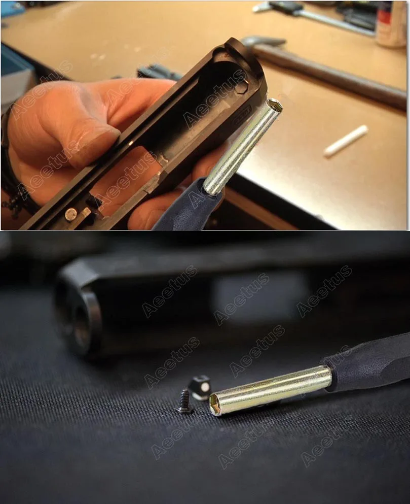 Инструмент для удаления винтов с передней ночной видимостью Glock + инструмент