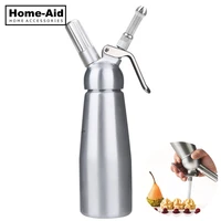 high quality 500ml durable stainless steel cream whippers metal whipped cream dispenser siphon dessert tools good packing