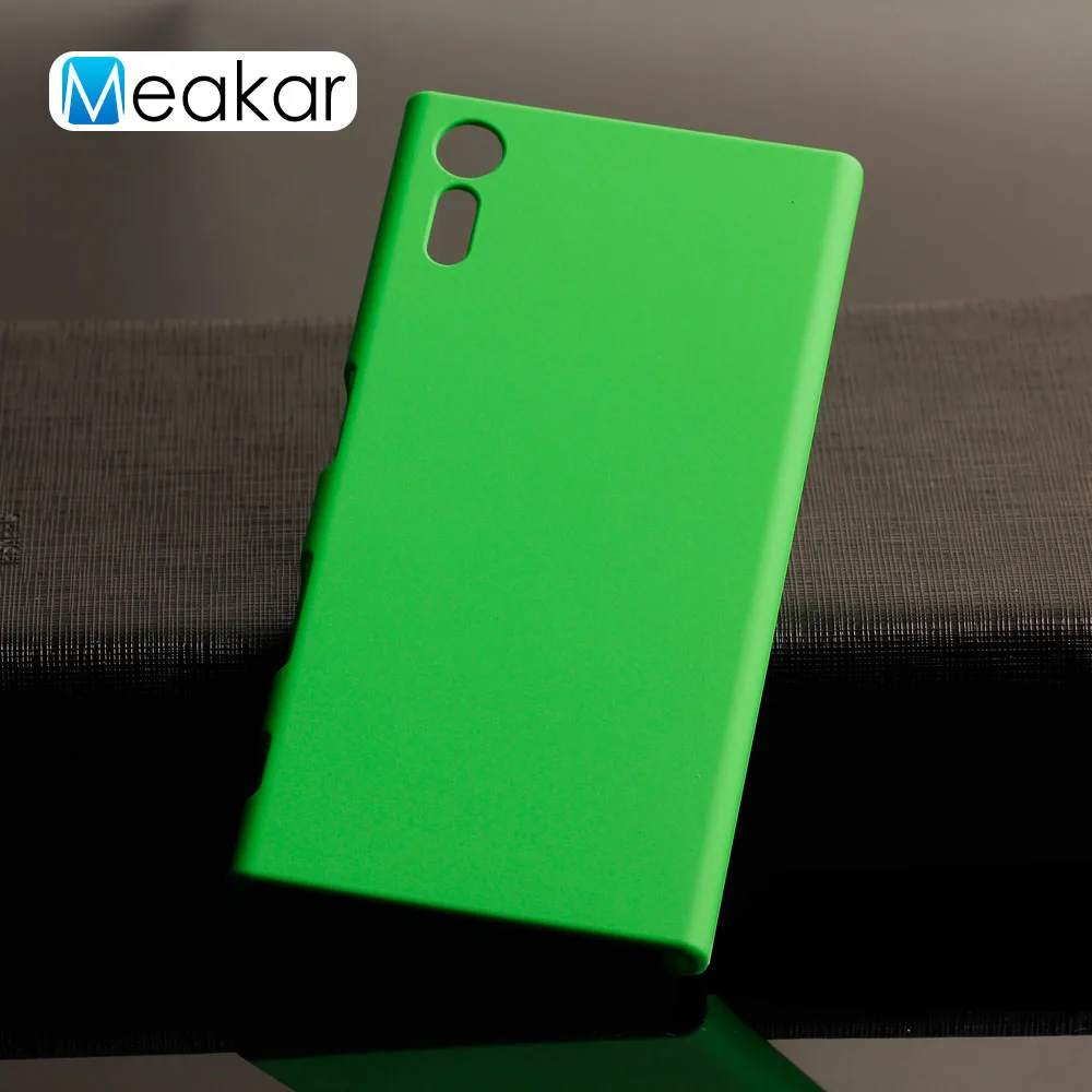 Green Матовая Пластик Coque 5.2For sony Xperia Xz чехол для sony Xperia Xz Dual F8331 F8332 SO-01J телефона чехол-лента на заднюю панель - Цвет: Green