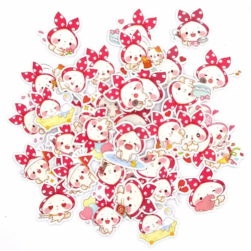 44 шт./компл. Kawaii кошкой единорогом Стикеры s для дневник планировщик украшения Скрапбукинг этикетка журнал Дети стикер для канцелярских товаров - Цвет: E