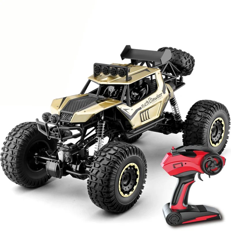 1:8, супер большой автомобиль из сплава на радиоуправлении, масштаб 4WD, 2,4 г, дистанционное управление, внедорожник, скалолазание, RC багги, детская игрушка, автомобиль, Подарочная модель