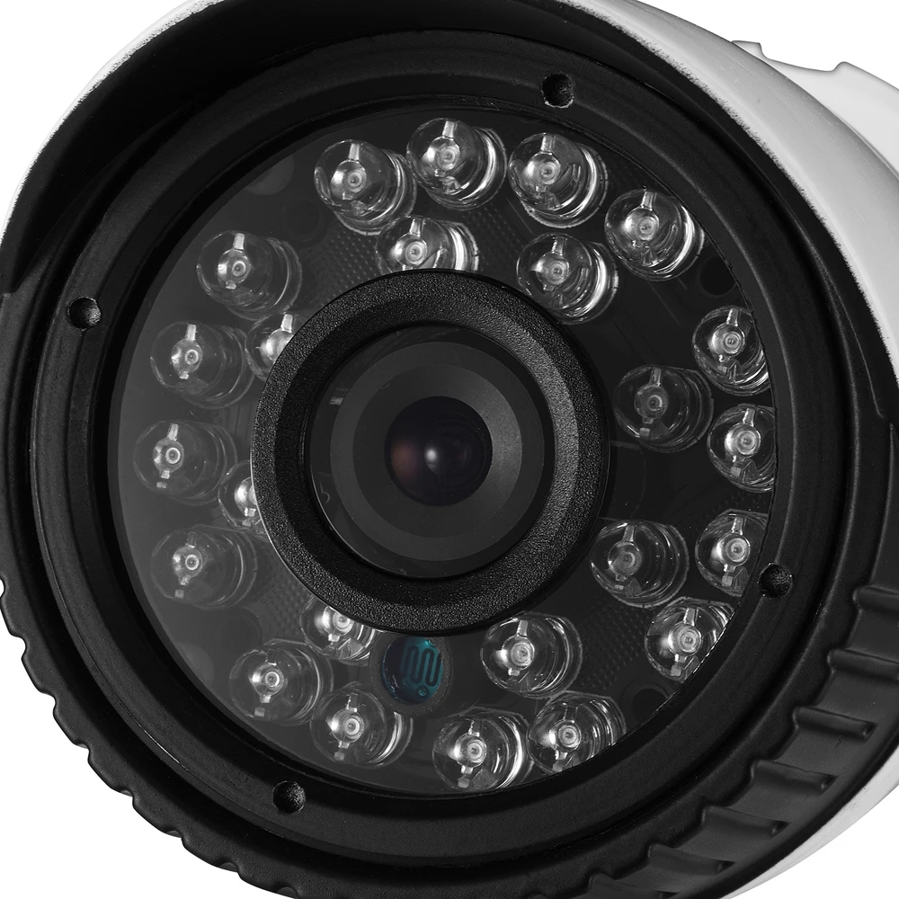 IP-камера AZISHN H.264 FULL HD 1080P 2.0MP onvif 6IR металлическая IP66 для наружного наблюдения с