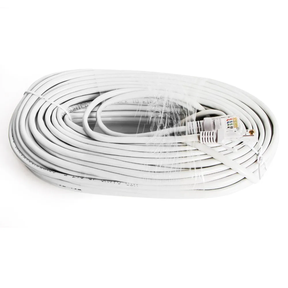CCTV сетевой кабель CAT5/CAT 5e возможностью погружения на глубину до 30 м/100ft Ethernet RJ45 для