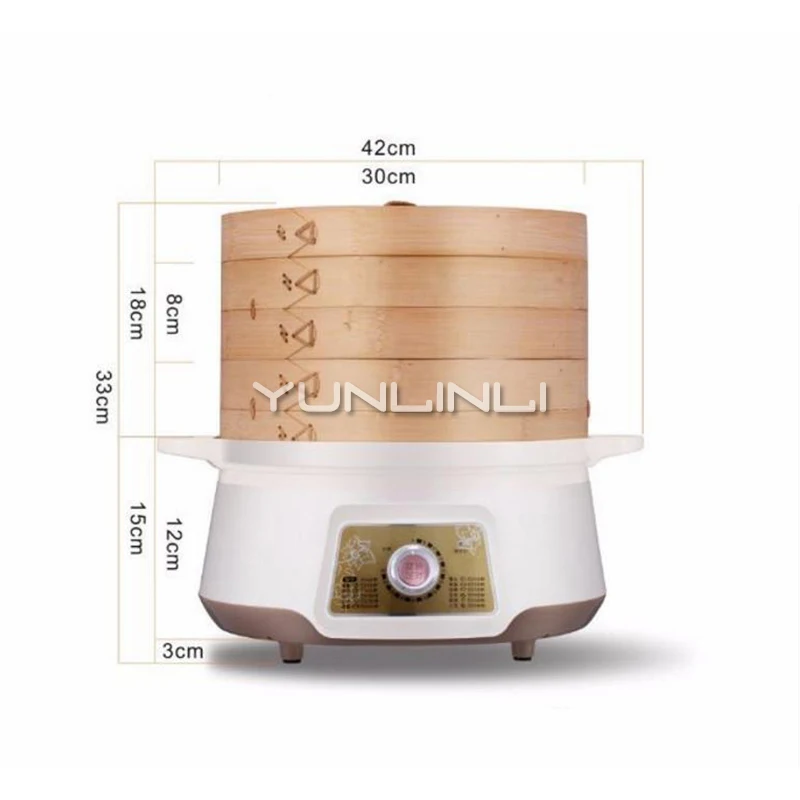 Multi-function Electric Steamer Bamboo Bamboo Steamer Household Large Capacity Double Electric Steamer Commercial Electric Steam