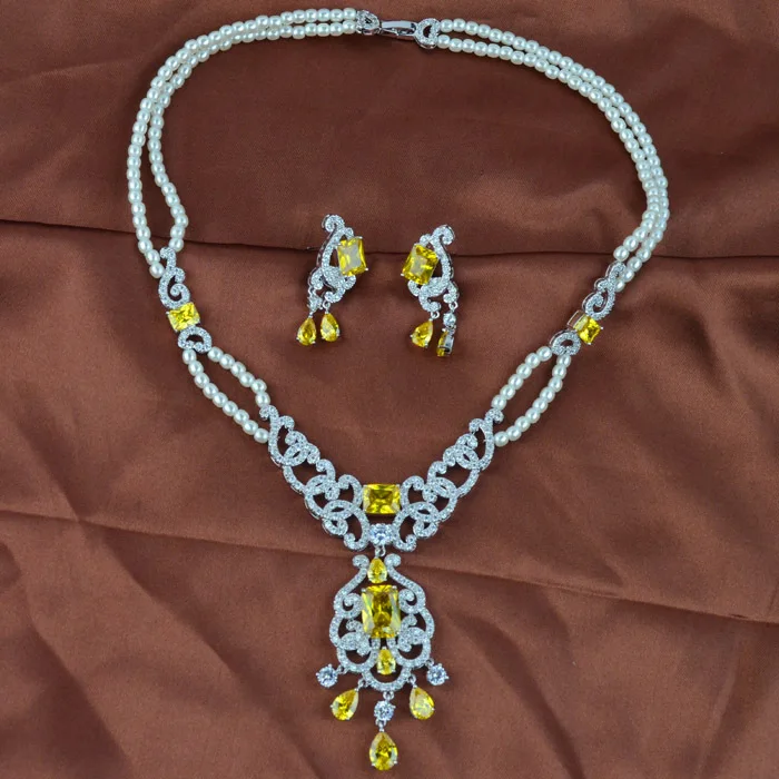 Новый дизайн роскошные винтажные комплекты украшений большого бренда