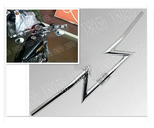 Мотоциклетный руль 7/8 дюйма 22 мм Z образные стержни для Yamaha VStar 400 650 1100 1300 Virago Xv 250 535