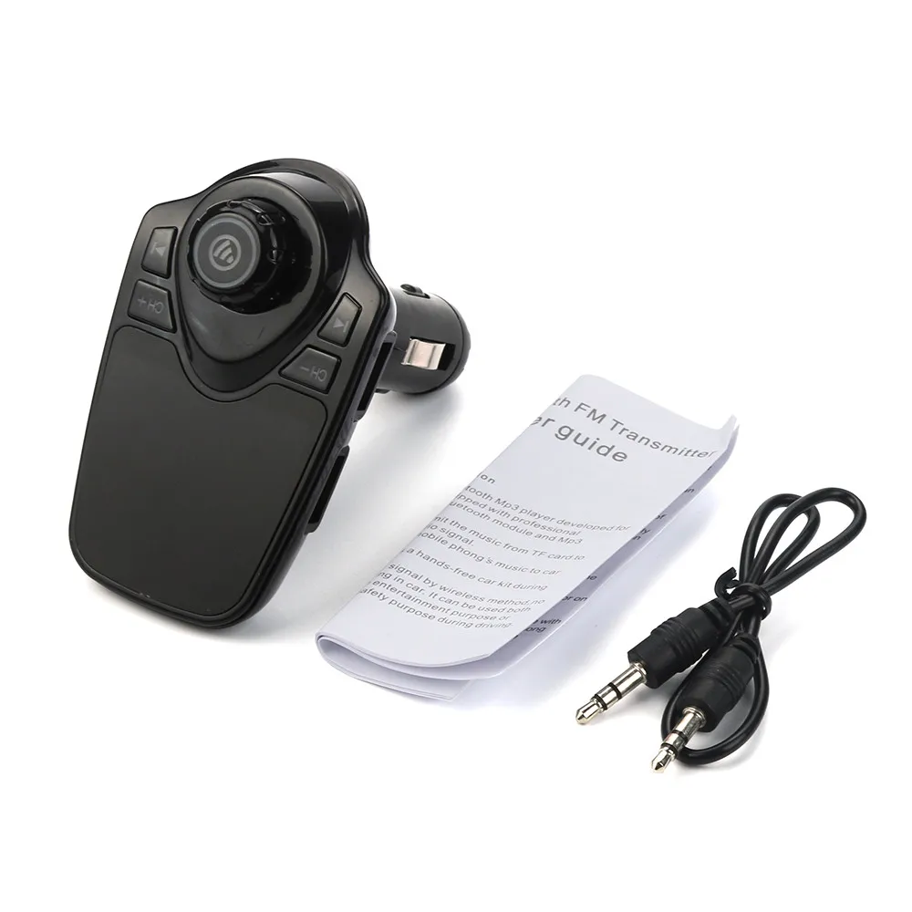 Hands Free беспроводной Bluetooth fm-передатчик AUX модулятор Автомобильный комплект MP3-плеер SD USB TF lcd автомобильные аксессуары