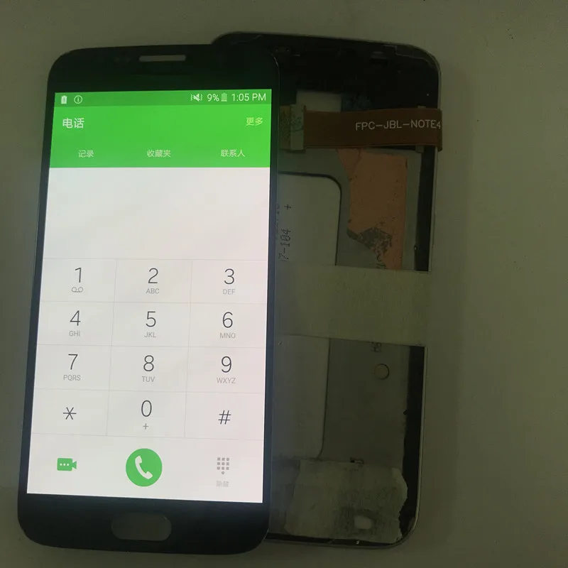 ЖК дисплей Super AMOLED Burn in Shadow для Samsung S6 G920 с сенсорным экраном и дигитайзером в