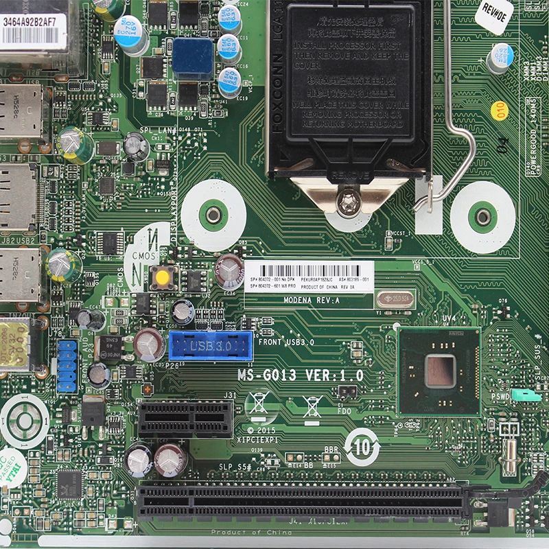 Для HP ProDesk 400 G2 SFF H81 настольная материнская плата LGA 1150 МБ MS-G013 VER: 1 0 803189-001 804372-001