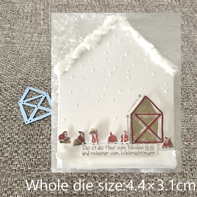 Новый дизайн ремесло резки металла высечки штампы Прекрасный маленький дом