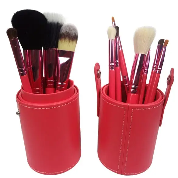 

12PCS Eyeshadow Blush Makeup Brush Set Cosmetic Brushes Tool + Cup Holder TL#8