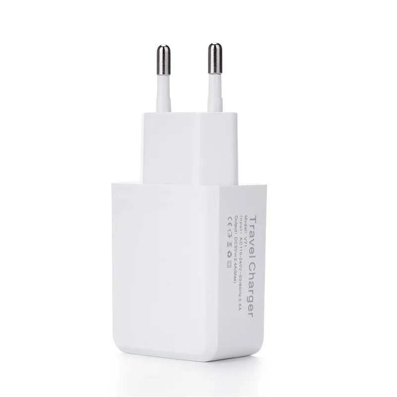 Зарядное устройство для телефона с вилкой европейского стандарта или 1 м