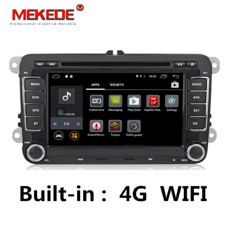 Android7.1 4G wifi Автомобильный радио мультимедиа для VW Volkswagen SKODA GOLF 5 Golf 6 POLO PASSAT B5 B6 JETTA