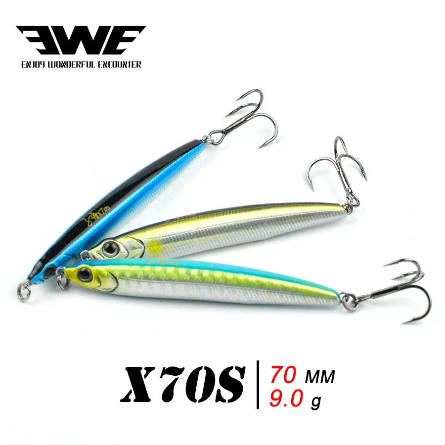 1 шт. доступная приманка для рыбалки карандаш жесткий пластиковый гольян с одним