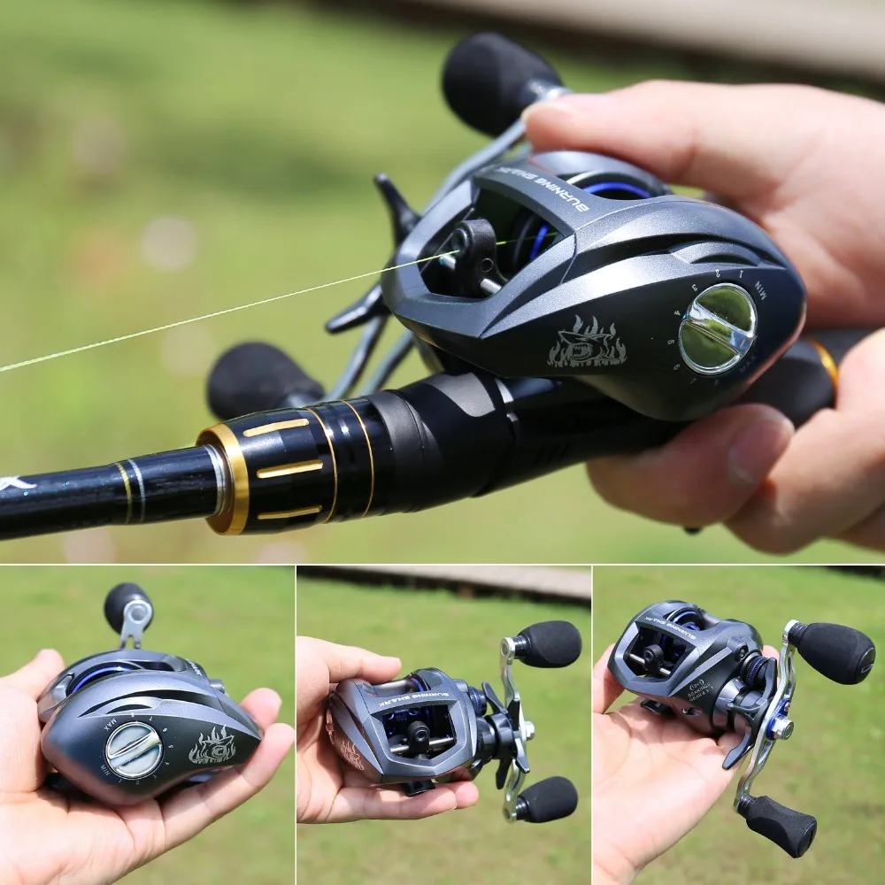 Sougayilang 13BB Baitcasting Рыболовная катушка литья Приманка рыболовная Катушка морской